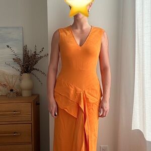 Sass & Bide Orange Moon Movement Dress
